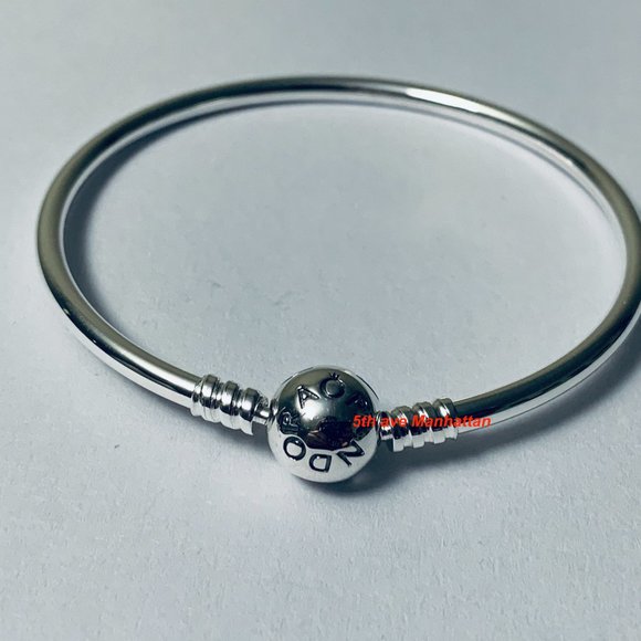 BRAND NEW Pandora Silver Bangle Bracelet 590713 - Picture 2 of 5